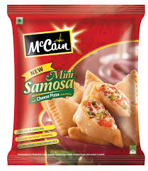 Mc Cain mini samosa cheese pizza 240g